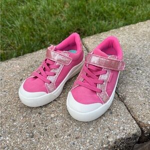 Dr. Scholl's Pink and White Kids Sneakers
